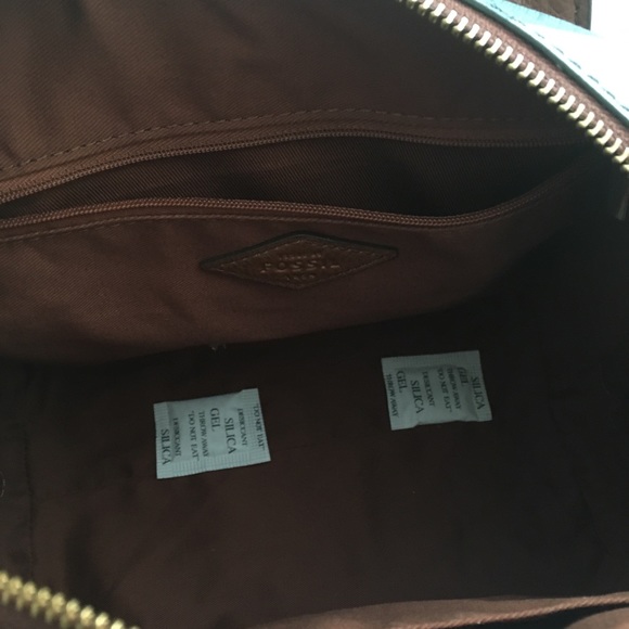 ⭐️NEW Fossil Fiona Chevron Satchel - Picture 3 of 8